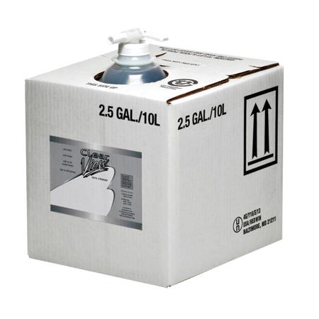 Clear View Lens Cleaner 2.5 Gallon Box (Clear)
